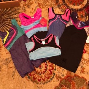 DANSKIN AND MORE THAN MAGIC SHORT LEOTARDS
